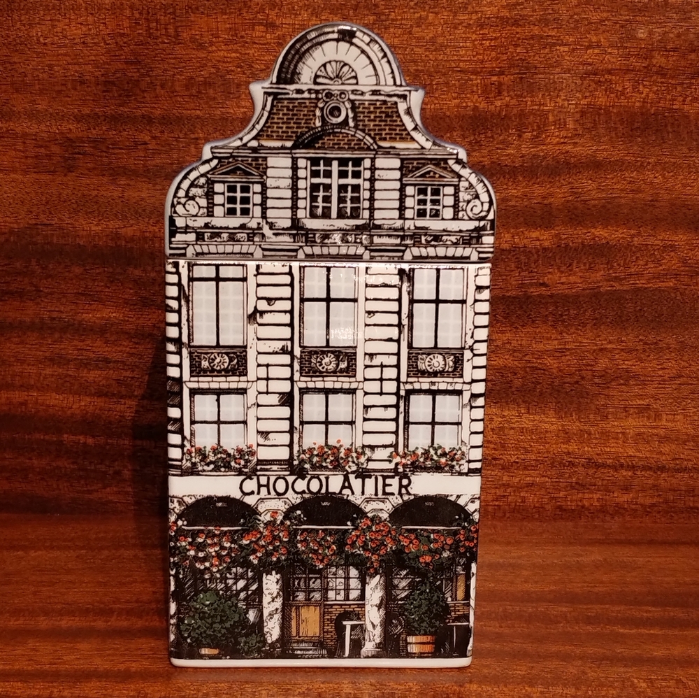 Chocolatier Architectural Decorative Tin